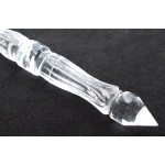 Clear Quartz Gemstone Angel Carved Healing Wand